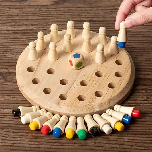 💖LAST DAY SALE：ONLY ￡7.99!!!!💖Educational Wooden Memory Chess Puzzle