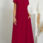 Fashion Solid Color Cotton Linen Pocket Dress