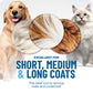 ⏳LAST DAY: Buy 2 Get 1 FREE! 🎉 #1 in UK Pet Grooming 2026 🏆Professional Double-Sided Deshedding Brush for Dogs & Cats – Reduces Shedding by 90%💪