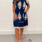 🌸Spring Special Sale 49% OFF!!🌸Geometric Pattern Multi Print Square Neck Dress