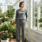 🔥LAST DAY 50% OFF💓Women's Crew Neck Top & Drawstring Pants Set