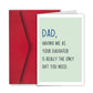 🔥Father's Day 50% OFF🎁Daddy Father's Day / Birthday Card