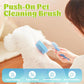 🌟Last Day Special Price £7.99!!🌟PawPure™ Pet Bath Brush with Built-In Shampoo Dispenser 🐾  Gentle Massage Grooming Tool for Dogs & Cats – Ergonomic, Easy-to-Use & Vet-Approved Care 🇬🇧💧