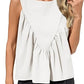Womens Peplum Babydoll Tank Tops