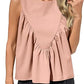 Womens Peplum Babydoll Tank Tops