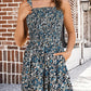 ⏰Hot Sale 49% Off💃Women's Summer Square Neck Sleeveless Loose Casual Short Smocked Romper