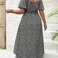 💃Summer Hot Sale-50% OFF💗Plus Size Split Floral Print Boho Maxi Dress
