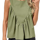 Womens Peplum Babydoll Tank Tops
