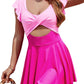 💥Last Day Special Sale 69% OFF💃Women's One Piece Swimsuit Ruffle Cutout Swimdress