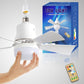 ⏳LAST DAY SALE 49% OFF🔥SmartBreez™ 40W LED Ceiling Fan Light – 20.5” Ultra-Quiet with Remote 🎯 | E27 + FREE B22 Adapter 🔌 | For Bedroom 😴, Kitchen 👩‍🍳 & Garage 🛠️ – UK Ready! 🇬🇧
