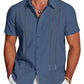 🔥Father's Day Deal: 49% OFF -Men's Cuba Guayabera Exquisite Hollow Embroidered Button Front Shirt