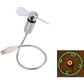 🔥2026 Hot Sale 50% OFF🔥USB Fan with LED Clock Lighting