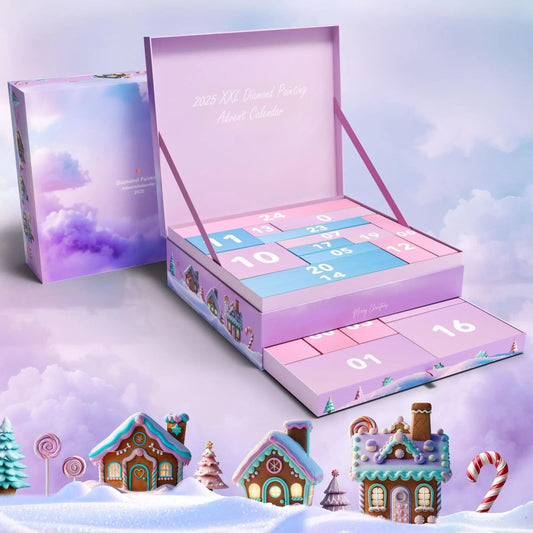 🔥Last Day 49% OFF - 💎🎄2025 XXL Diamond Painting Advent Calendar - ✨Limited Edition