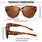 🎉LIMITED SALE - BUY 1 GET 1 FREE😎UV400 Protection Fit Over Glasses Sunglasses（Add 2/4 pcs to cart）