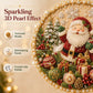 🎄LAST DAY SALE ONLY ￡9.99!!☃️✨ Four Seasons & Holiday Pearl Art Hanging Wreath Kit💎Luxury Flocked Canvas with Scratch-Resistant Non-Fading Pearl Beads DIY Handmade Seasonal Decor 🌸🌻🍂🎄