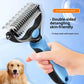 🐾Last Day-BUY 1 GET 1 FREE🏆✂️Dog Grooming Comb UK – Stainless Steel Double-Sided Brush, Universal Detangling & Shedding Tool for Daily Pet Coat Care