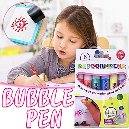 💥LAST DAY BUY 1 GET 1 FREE!!🎁🔮Magic Pen – Draw 3D with one stroke!🎄 DIY Bubble Popcorn Drawing Pens 🔥