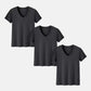 🔥Last Day - BUY 1 GET 3 PACKS!!🔥Womens 3 Pack T-Shirts Basic Short Sleeve V Neck Tops