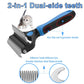 ⏳LAST DAY: Buy 2 Get 1 FREE! 🎉 #1 in UK Pet Grooming 2026 🏆Professional Double-Sided Deshedding Brush for Dogs & Cats – Reduces Shedding by 90%💪