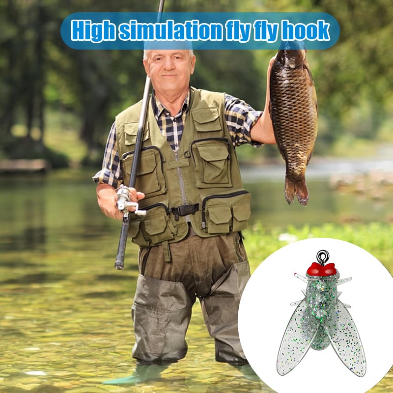 🔥Last Day Promotion 49% OFF🔥 - Simulated Flies Fishing Attractor Bait Hook-2