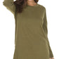 🍂Autumn Hot Sale 49% OFF🔥Women's Long Sleeve Side Slit Loose Tops