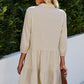 🍂Autumn Sales 49% OFF🔥Women's Button Down 3/4 Sleeve Shirt Dress