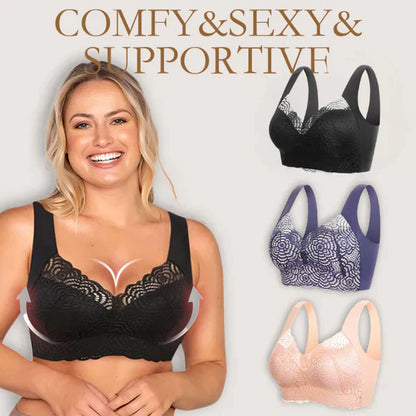 💥Buy 2 Get 1 Free(3PCS)-￡5.99 Each One!🔥💥Ultimate Lift Stretch Full Shape Seamless Lace Bra
