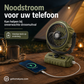 🌬️ 6-inch kampeerventilator met 100 snelheidsstanden – oscillerend, met ledverlichting, digitaal display en grote accu voor buiten en thuis