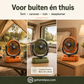 🌬️ 6-inch kampeerventilator met 100 snelheidsstanden – oscillerend, met ledverlichting, digitaal display en grote accu voor buiten en thuis
