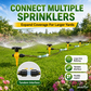 ⏳LAST DAY SALE ONLY ￡6.99!!🏡✨360° Rotation Auto Irrigation System Garden Lawn Sprinkler Patio