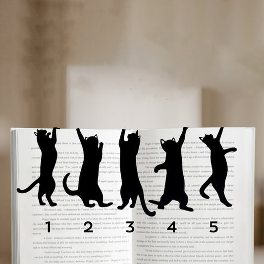 🎄🎅CHRISTMAS SALE: ￡9.99 for 5PCS!!!🎁Metal Cat bookmark
