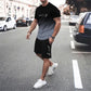 🏆Summer Cool Deal: ONLY ￡15.99!!😎Men's Gradient Color T-Shirt & Shorts Set