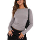 🏆Limited Sale 49% OFF🔥Women’s Basic Slim Open Navel T-shirt