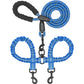 🐾LAST DAY SALE 49% OFF🐶Heavy Duty Dog Leash with Shock Absorbing Bungee for Walking 2 Dogs (25-150 lbs)
