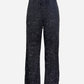 🎅LAST DAY SALE 50% OFF💖Women's Sequin Sparkle Wide Leg Pants with Elastic Waistband