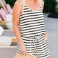 ⏰Hot Sale 49% OFF💃Women Sleeveless Scoop Neck Tank Top Casual Short Jumpsuit Rompers with Pockets