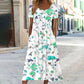 💕LAST DAY SALE 50% OFF💕Women’s Cotton Linen Floral Long Dress