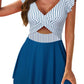 💥Last Day Special Sale 69% OFF💃Women's One Piece Swimsuit Ruffle Cutout Swimdress