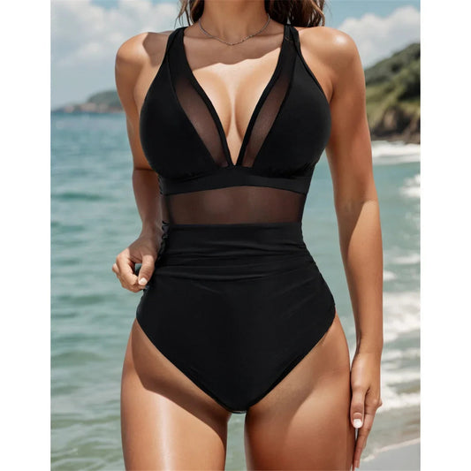 🌷 Meet Summer BIG sale ￡9.99 ONLY TODAY!!🏝️Mesh Tummy Control Swimsuit