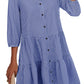🍂Autumn Sales 49% OFF🔥Women's Button Down 3/4 Sleeve Shirt Dress