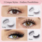 ⏳Limited-time sale BUY 1 GET 1 FREE!!🌸Self-Adhesive Reusable Lashes – 3-Sec Application, No Glue Needed