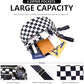 🎁Last Day 49% Off-Black and White Checkered Nylon Bum Bag Plus Size Friendly Fanny Pack