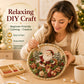 🎄LAST DAY SALE ONLY ￡9.99!!☃️✨ Four Seasons & Holiday Pearl Art Hanging Wreath Kit💎Luxury Flocked Canvas with Scratch-Resistant Non-Fading Pearl Beads DIY Handmade Seasonal Decor 🌸🌻🍂🎄
