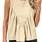 Womens Peplum Babydoll Tank Tops