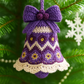DIY Crochet Christmas Bell Ornament Kit