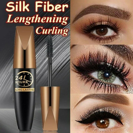 🎉LAST DAY BUY 1 GET 1 FREE!🎉4D Waterproof Silk Fibre Thick Lengthening Mascara