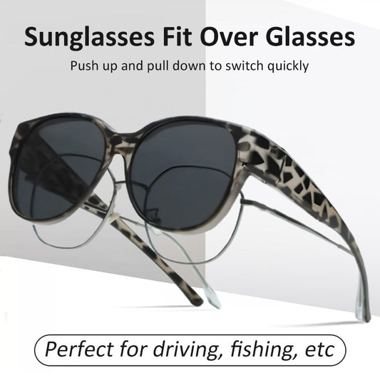 🎉LIMITED SALE - BUY 1 GET 1 FREE😎UV400 Protection Fit Over Glasses Sunglasses（Add 2/4 pcs to cart）