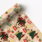 🎅🏾HOT SALE 49% OFF🤶🏾Home for the Holidays Black Santa Wrapping paper