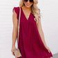 💖Hot Sales 49% OFF💖Women's V-neck Short-sleeved Hollow Lace Dress👗