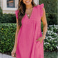 💖Hot Sales 49% OFF💖Women's V-neck Short-sleeved Hollow Lace Dress👗